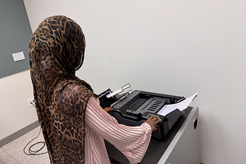 Person scanning in tests