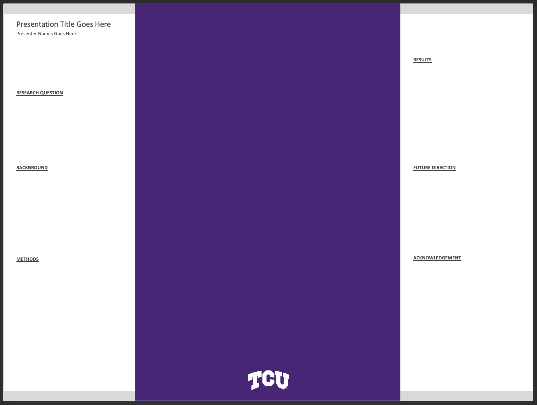 Student Presentation Poster 56x42